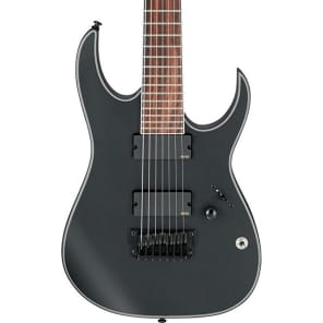 Ibanez-RGIR37BFE-BKF-Iron-Label-7-String-Guitar-Black-Flat