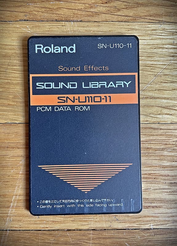 6 Roland U-110 PCM Data Sound Expansion Card Lot [see video]