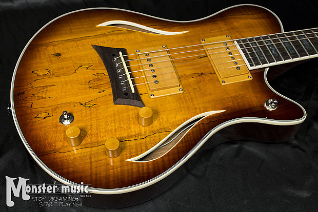 Michael Kelly Hybrid Special Semi Hollow Electric Guitar Spalted Burst