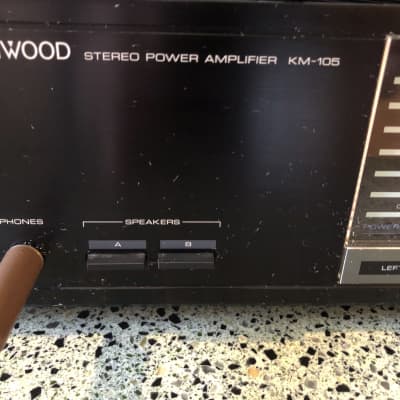 Classic Kenwood Basic C1 preamplifier,  KM-10 Power Amplifier, KT-57 AM FM Tuner Nice set image 4