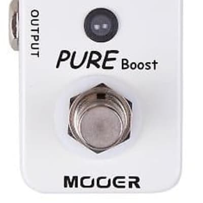 Mooer Pure Boost MICRO Overdrive Booster Pedal True Bypass NEW IN BOX Free Shipping image 4