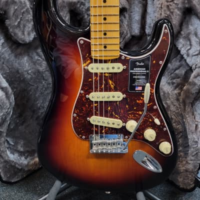 New, open box, Fender American Professional II Stratocaster 2024 3 Color Sunburst, Free Shipping! image 1