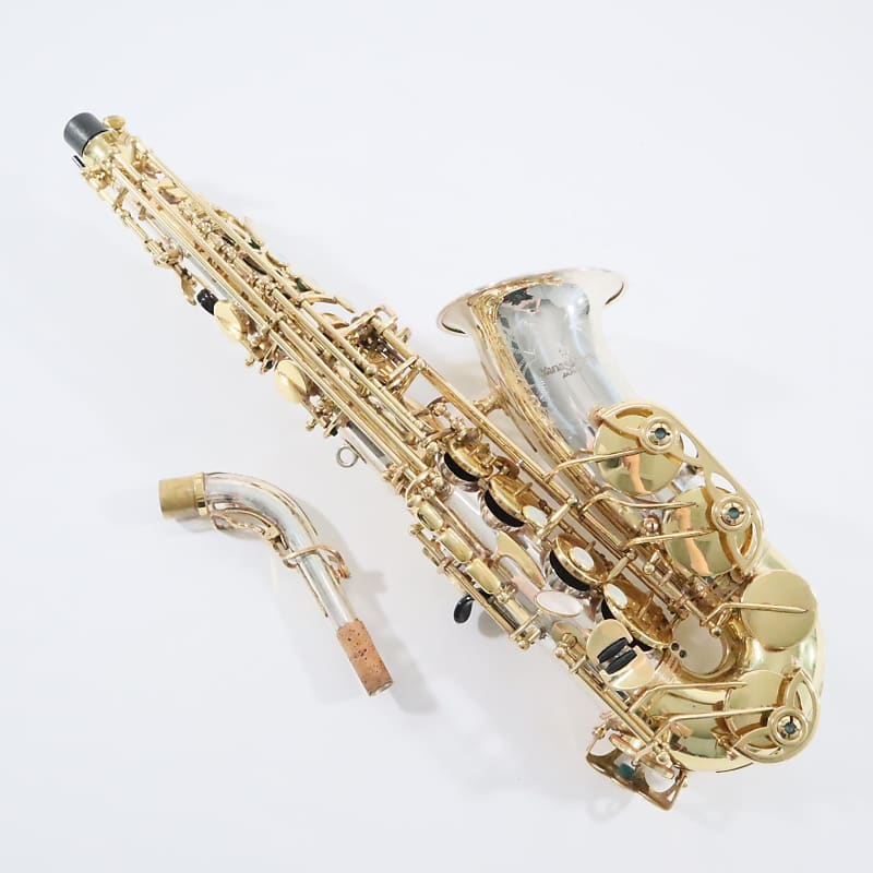 Yanagisawa Model 9935 Alto Saxophone with Silver Body and