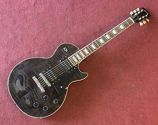 Gibson Les Paul Standard 2003 Black Transparent image 1