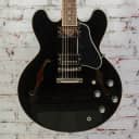 Gibson ES-335 - Semi-Hollow Electric Guitar - Vintage Ebony - x0261