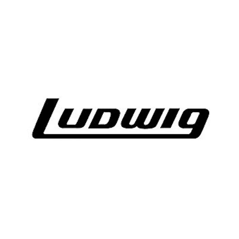 Ludwig P4062B 2x5.5" Block Logo Decal image 1