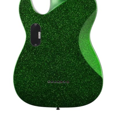 ESP LTD Stephen Carpenter SC607B Guitar with Case Green Sparkle image 6