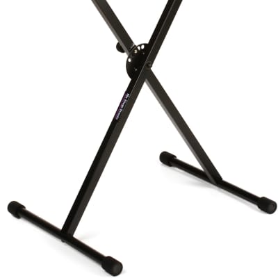 Casio WK-6600 76-key Portable Arranger  Bundle with On-Stage Stands KS7190 Classic Single-X Stand image 3