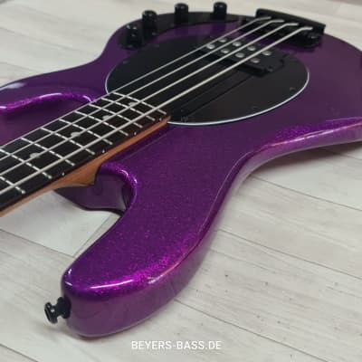 Sterling by Music Man StingRay Ray34 H, Purple Sparkle image 3