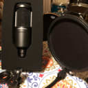 Audio-Technica AT2020 Cardioid Condenser Microphone *With Clip and Free Pop Filter*