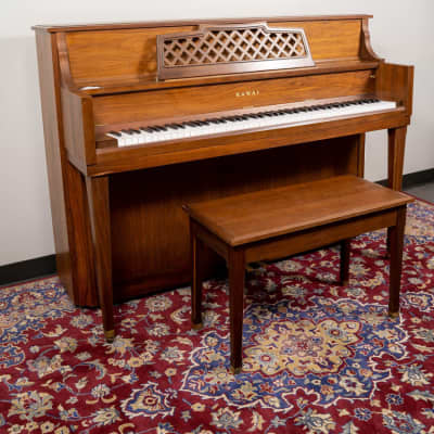 Kawai 701-C Upright Piano | Satin Walnut | SN:K609593 image 3