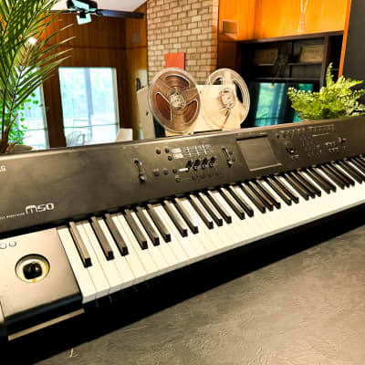 Korg M50 88-Key Music Workstation Keyboard 2000s - Black