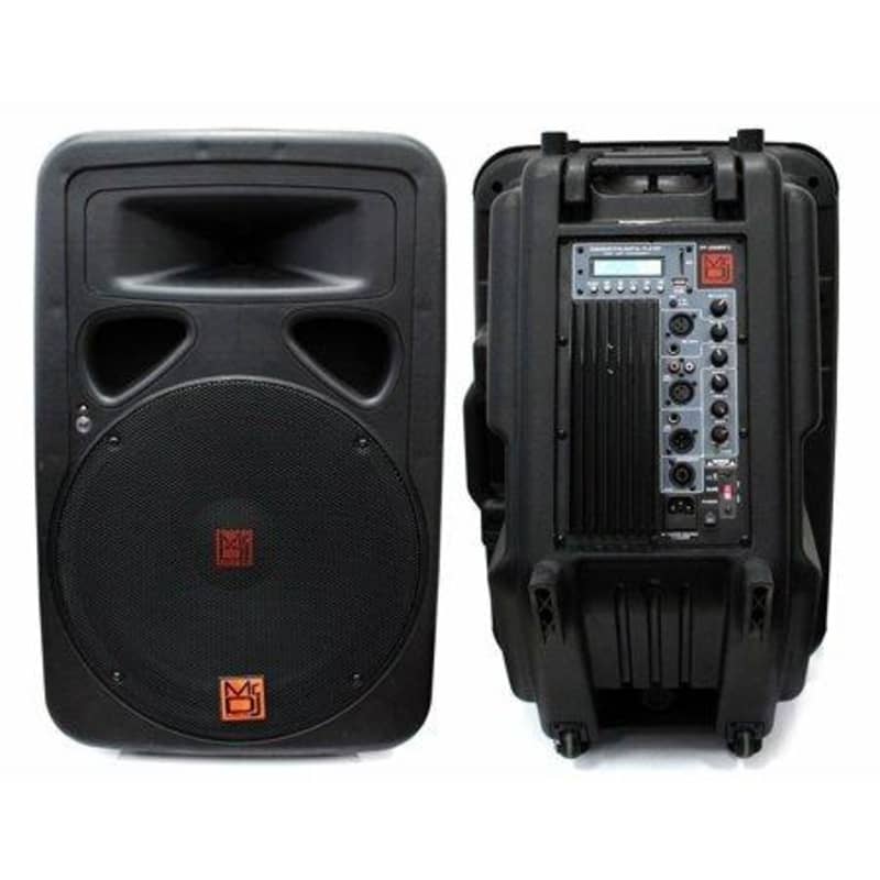 Absolute USA USPROBAT15 15 3500 Watts Max Power Speaker Built-in  Battery/Bluetooth/Amplifier/SD/USB/FM Radio