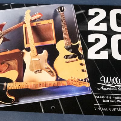 Willies Guitars 2020 Vintage Guitar Calendar image 1