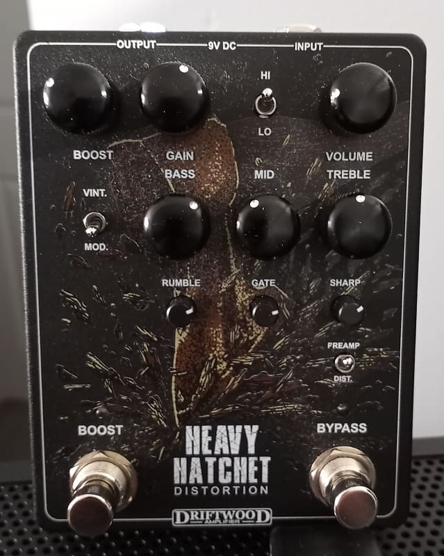 Driftwood Heavy Hatchet High Gain Preamp and Distortion | Reverb