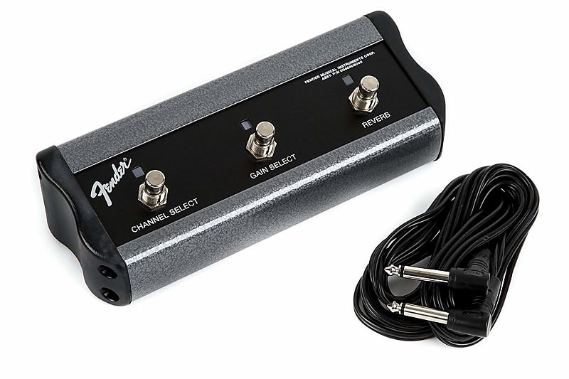 Genuine Fender 3-Button Footswitch - Channel/Gain/Reverb with 1/4-Inch Jack - 099-4064-000 image 1
