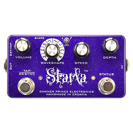 ギター Dawner Prince Electronics Starla tremolo Dawner Prince Starla Tap Tempo Tremolo – United States