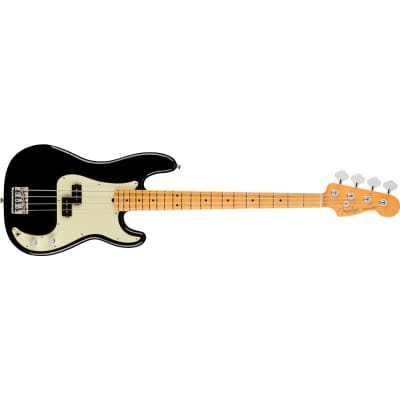 Fender American Professional II Precision Bass, Maple Fingerboard, Black image 2