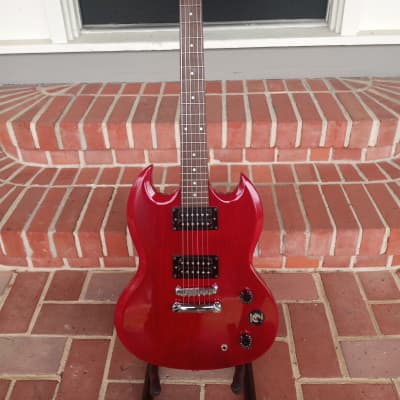 2001 Epiphone  E Series SG " The Bully " Translucent Blood Red for sale