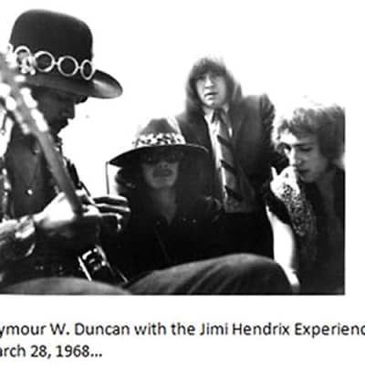 Seymour Duncan Jimi Hendrix Loaded Pickguard, Standard Route - white image 5