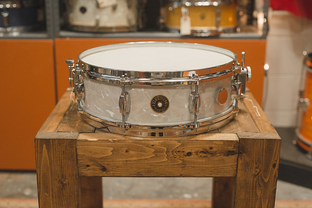 Collector Quality 1960s Gretsch Max Roach Broadcaster Snare 4x14