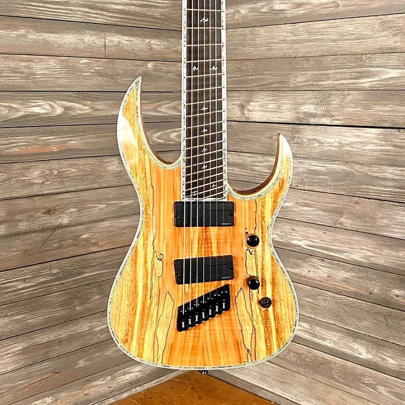 BC Rich Shredzilla 7 string Prophecy Archtop in Spalted Maple (1032) image 1
