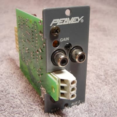 Peavey MMA Series AUX-2 Auxiliary Preamp Input Module with Muting, Tested & working image 1