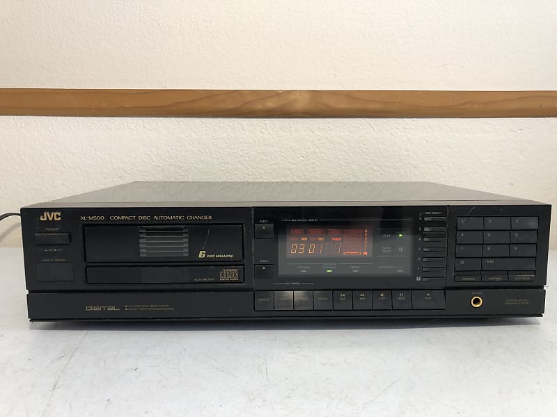 JVC XL-M500BK CD Changer 7 Compact Disc Player HiFi Stereo Vintage