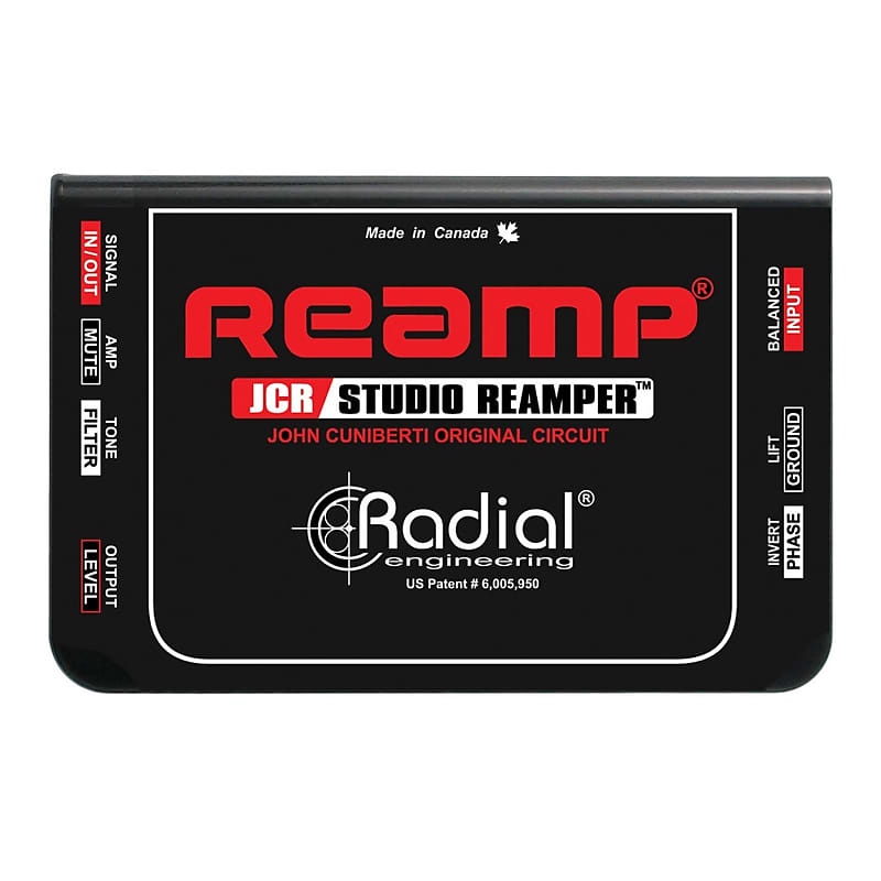 Radial Reamp JCR Studio Reamper リアンプ Radial Reamp JCR Studio Reamper | Reverb