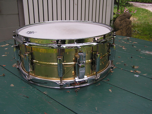 Pearl STB5514 14x5.5" Sensitone Brass Snare Drum image 1