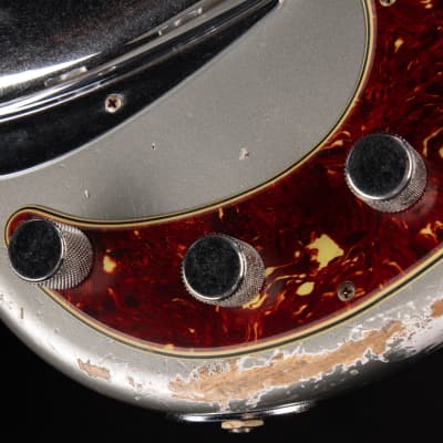 Fender Custom Shop 1964 Precision Bass Heavy Relic P/J - Inca Silver image 13