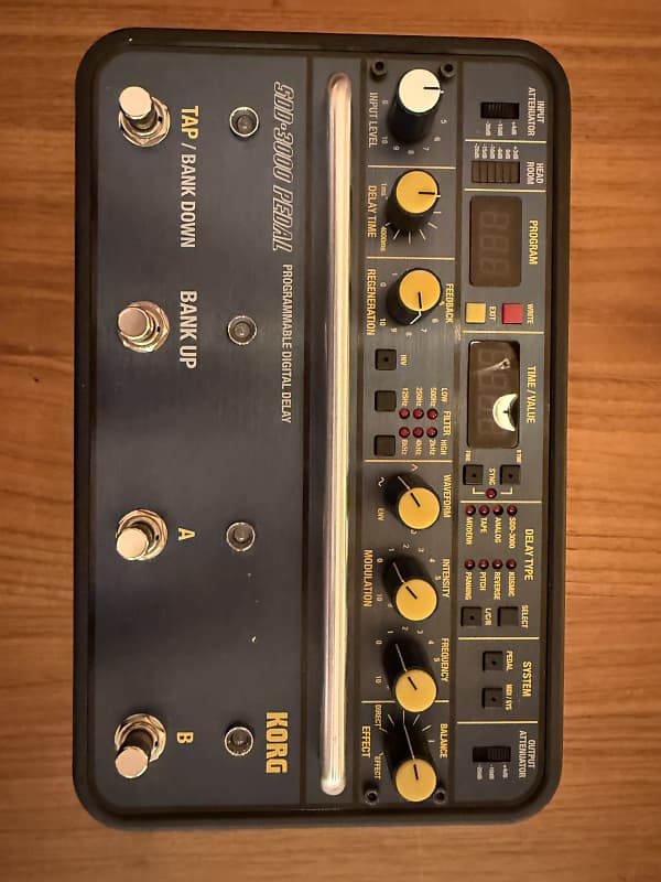 KORG SDD-3000 PEDAL 美品 Korg SDD-3000 Pedal Programmable Digital Delay Used Tested