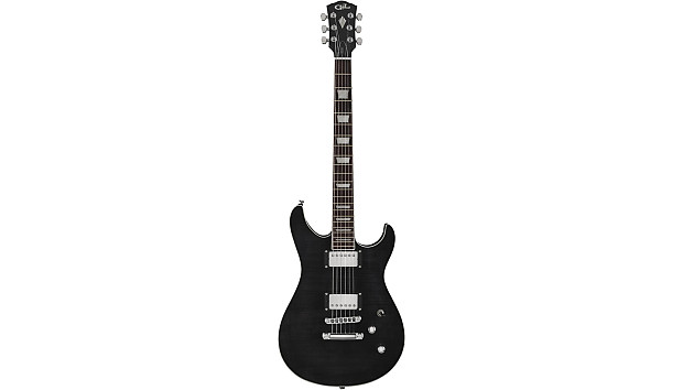 NEW G L Tribute ASCARI GTS Les Paul Double Cutaway Electric Guitar Transparent Black Epiphone