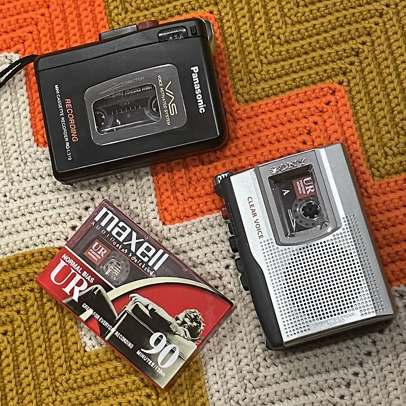 Sony & Panasonic Tape Recorders - Matching Set of Cassette