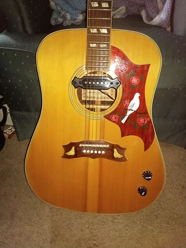 Cool Rare Vintage Montaya Dove Guitar 1970s image 1