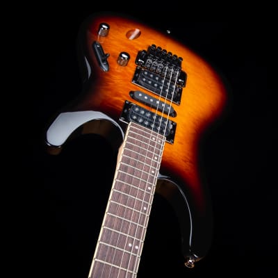 Ibanez S670QM-DEB Standard with Meranti Body, Rosewood Fretboard