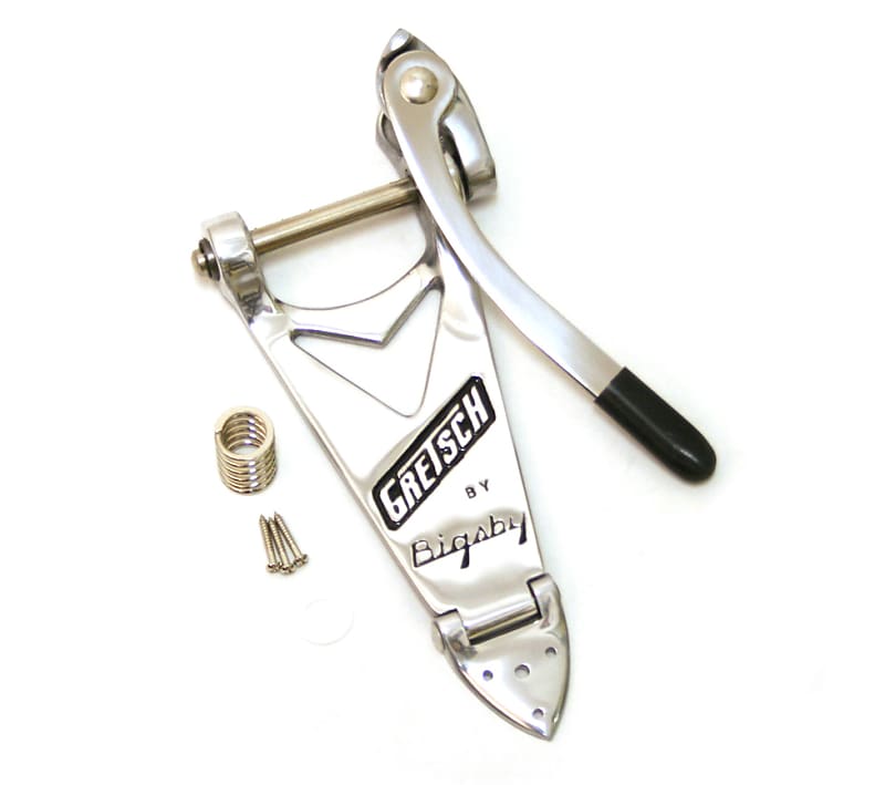006-0138-100 Chrome Bigsby Gretsch Logo B6C Vibrato Guitar