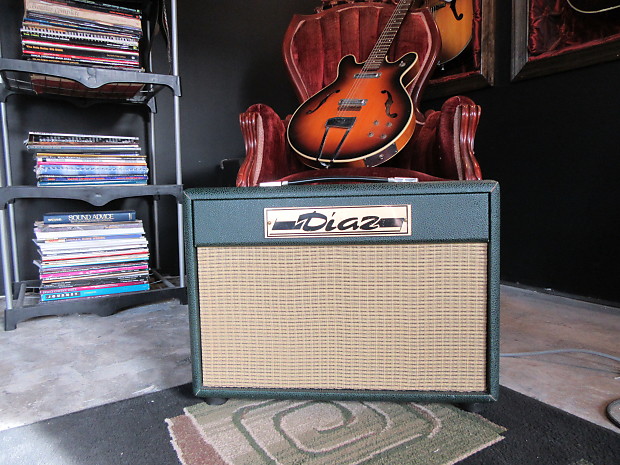 Diaz P-XX p20 Cesar Diaz tube amp 2004 Dark green | Reverb Diaz P-XX p20 Cesar Diaz tube amp 2004 Dark green | Reverb