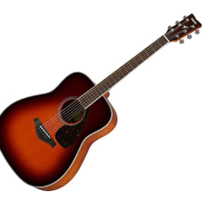 Yamaha FG820-BS Folk Acoustic Guitar Brown Sunburst