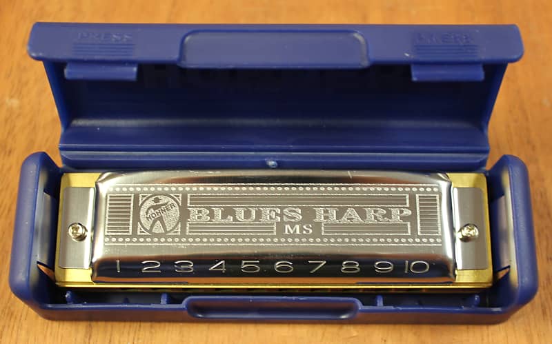 Hohner Blues Harp 532 MS 10 Hole Diatonic Harmonica - G image 1
