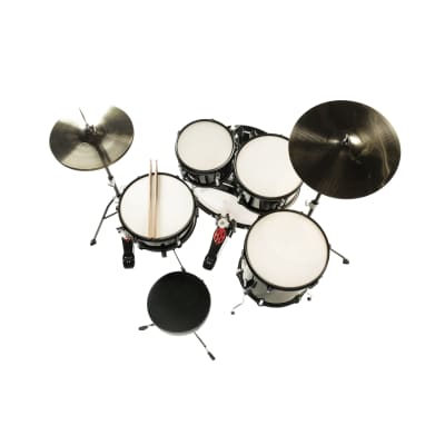 Fame FS18B First Step Junior Drum Set (Piano Black) - Drum Set image 2