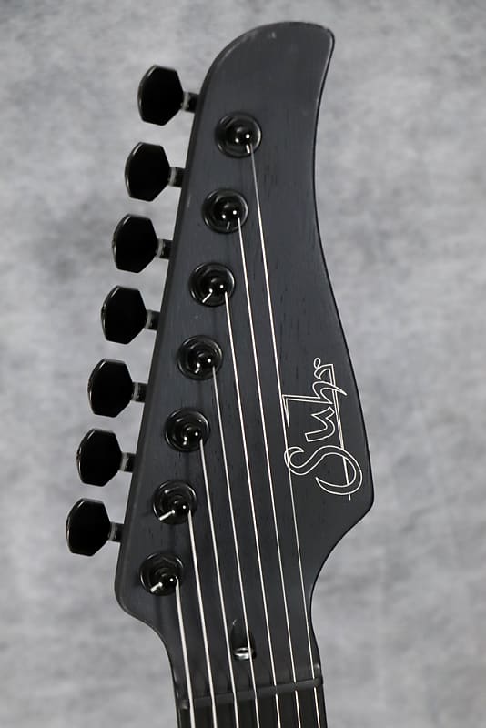 Suhr MS BS7 Black Modern Satin 7 Pro Black (04/03) | Reverb