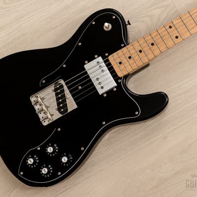 Fender 1996 Japanese Custom Shop 50th Anniversary Telecaster 1996 Black &  Gold - Fancy Double Bound | Reverb