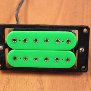 DiMarzio DP100 Super Distortion F Spaced Neon Green Humbucking