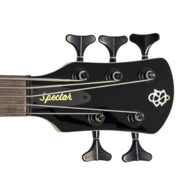 Spector NS-2000/5 Dan Briggs Signature Model 5-String Bass - Black/Walnut Stain image 7