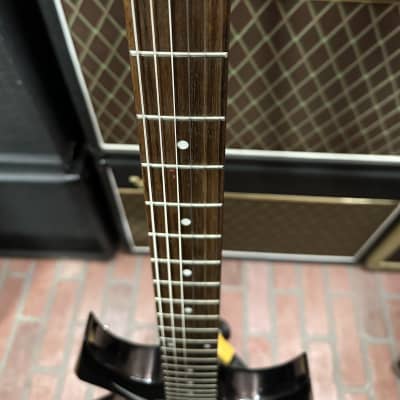 B.C. Rich Tribal Warlock Black White image 7