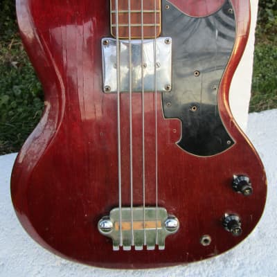 Rythmline SG Bass Guitar Copy, 1960's Japan, 30