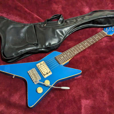 Stuntman Mini Star 1980s - Blue - Made in Japan - Charvel copy for sale