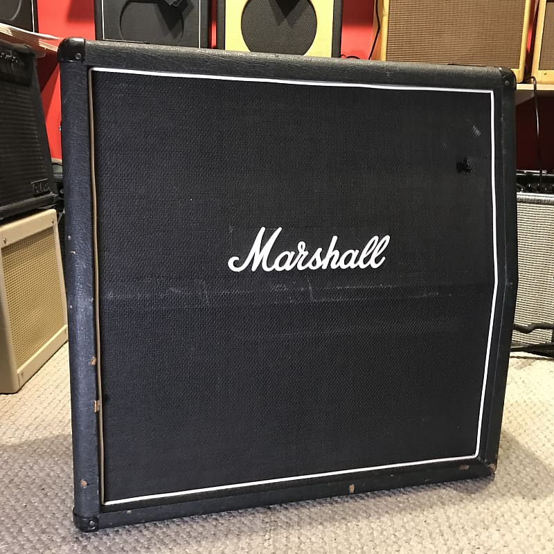 Marshall 1961A Lead Vintage 150W 2x12" 8 Ohm Angled Guitar Cabinet Made in UK c. 1980s image 1