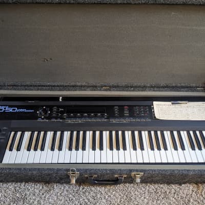 Roland D-50 61-Key Linear Synthesizer 1988 - Black